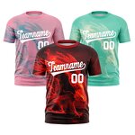 Polyester T Shirt Factory - Custom Mens Fierce Eagle Graphic Oversized