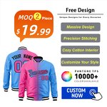 Baseball Jacket Factory - Customizable Gradient Color Team Personalized