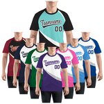 T-Shirt Factory - Wholesale Custom Two-Tone Short Sleeve Cotton