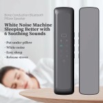 助眠播放器生产商-代工USB充电骨传导枕头形状白噪音