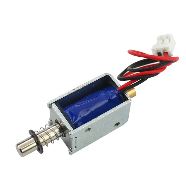 Telescopic Electromagnetic Lock Factory - LY0420S Small DC12V Push Rod Strong