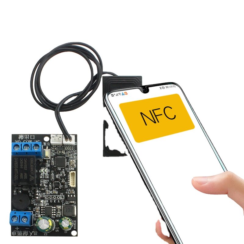 Fingerprint Control Board Factory - Mobile NFC 13.56mhz Relay Module