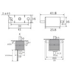 Bistable Electromagnetic Lock Manufacturer - LY0726 DC12V Power off Self-maintaining