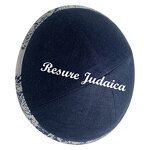 Linen Kippah Factory - OEM Deep Blue 19 cm Kippot Yarmulka