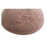 Kippot Factory - OEM Faux Suede Custom Logo Judaica