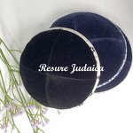 Velvet Kippah Manufacturer - OEM Black Jewish Yarmulke Kippot