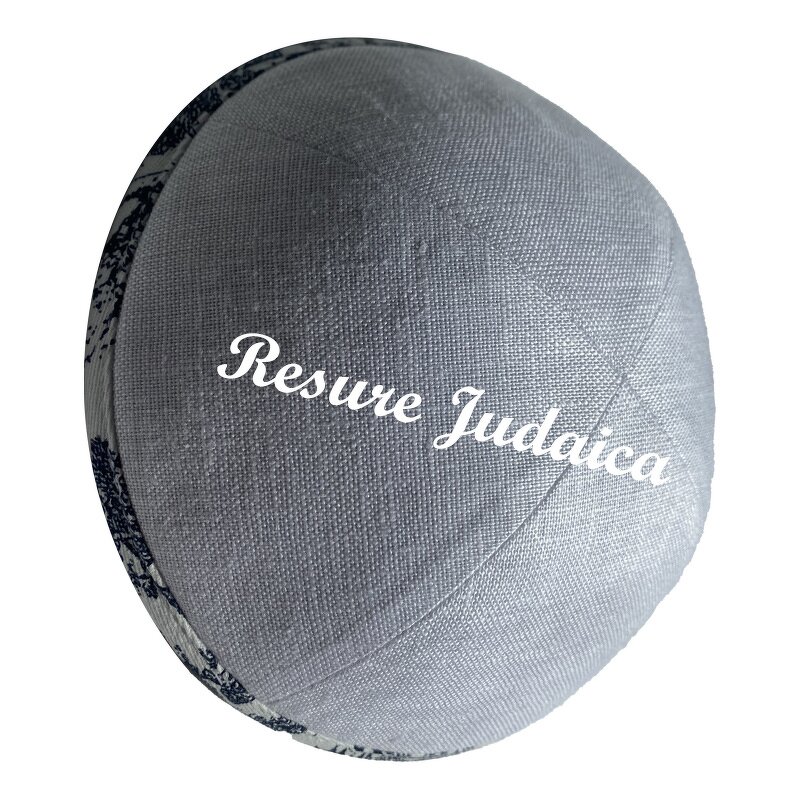 Linen Yarmulke Manufacturer - OEM Black Hand Made 100% Linen