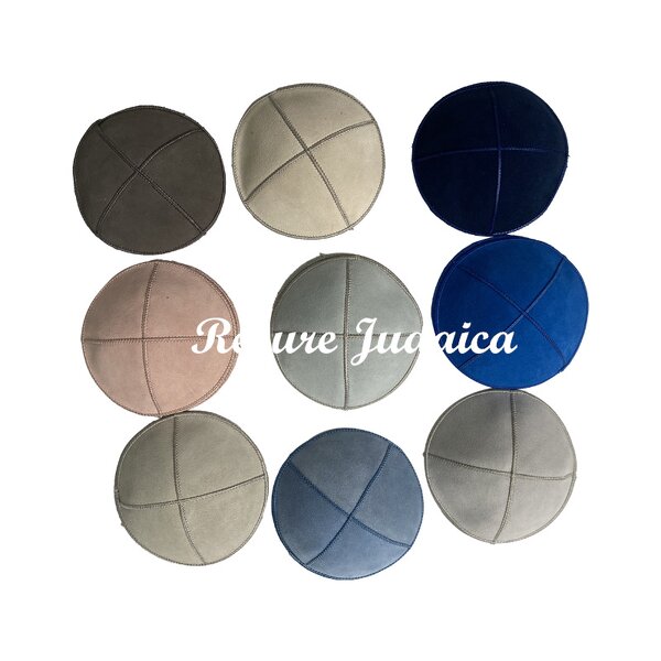 Suede Kippah Manufacturer - OEM Custom Cowhide Kippot Factory