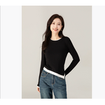 T-shirts Factory - OEM Spring Autumn Slim Solid Color T-shirts