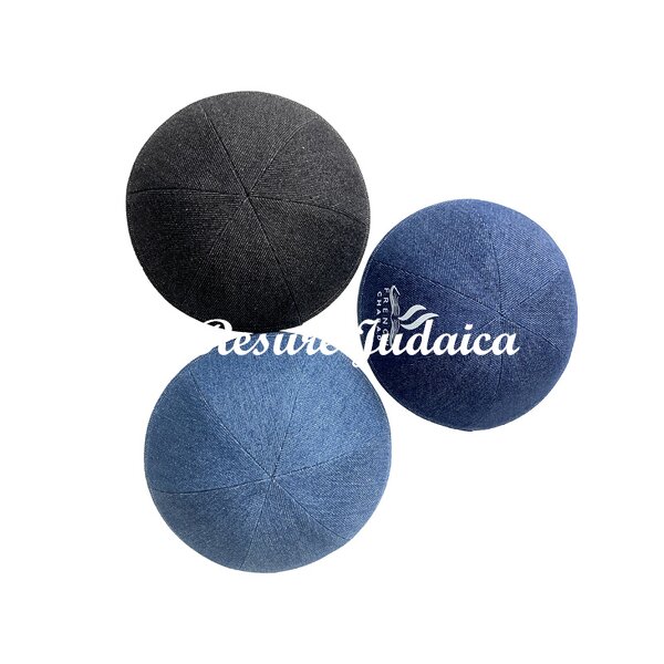 Denim Kippah Supplier - OEM Customized Jewish Yarmulke Hat
