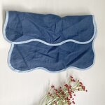 Cloth Napkins Supplier - OEM White Wedding Embroidered Linen