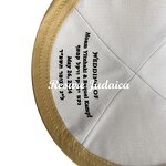 Kippah Manufacturer - OEM Burlap Custom Printing Bar Mitzvah