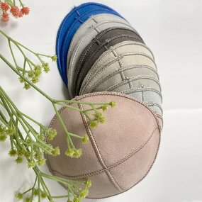 Suede Kippa Supplier - OEM 15cm-21cm Wholesale Custom Logo