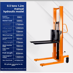 Self-Loaded Electric Stacker Manufacturer - Direct Sale 500kg Climbing Function Powered