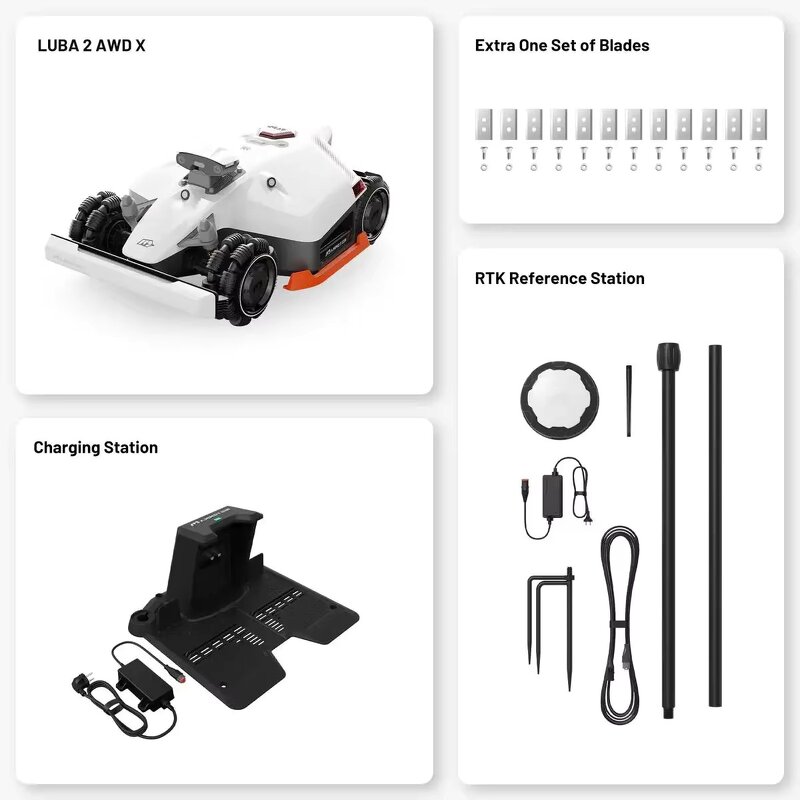 LiDAR Robot Lawn Mower Manufacturer - High Quality Mammotions LUBA Mini AWD