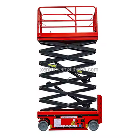 Mobile Hydraulic Scissor Elevator Manufacturer - New Steel Construction 300kg Capacity