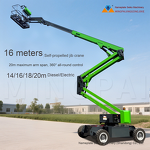 Self-Propelled Electric Hydraulic Lift Truck Factory - New Construction 18m Telescopic
