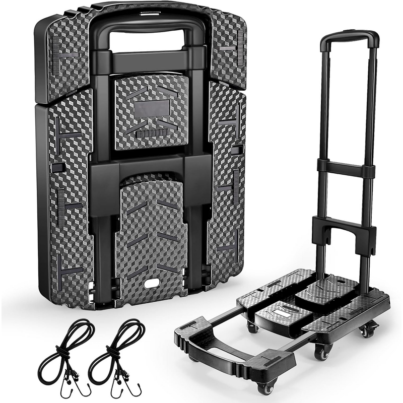 Platform Hand Truck Factory - Portable Heavy-Duty 6-Wheel Metal Customizable