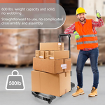 Platform Hand Truck Factory - Portable Heavy-Duty 6-Wheel Metal Customizable