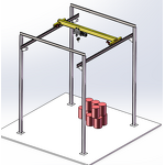 Light Crawler Crane System Manufacturer - Single Beam for Small Bridge 2.5m Span