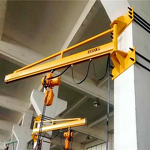 Wall Mounted Jib Crane Manufacturer - Swinging Arms Slewing 0.5-3 Ton Electric