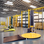 Pallet Strapping Machine Manufacturer - Fully Automatic Steel Weighing Feature Overhead