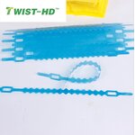 Twist Ties Manufacturer - OEM Yellow Red Blue Fish Bone