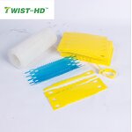 Twist Ties Manufacturer - OEM Yellow Red Blue Fish Bone