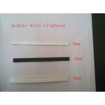 Twist Ties Factory - OEM Black PE Double Wire Clipbands