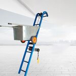 Mobile Electric Lifting Supplier - Remote Control Ladder Climbing Lift With Bucket