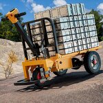 Electric Flatbed Truck Supplier - Hot Sale Cargo Carrier Warehouse Transport Cart