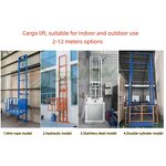 Light Duty Cargo Lift Manufacturer - 800kg Capacity Indoor Durable Metal