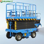 Self-propelled Scissor Lift Manufacturer - Cheap 19 ft Height Mobile Hydraulic