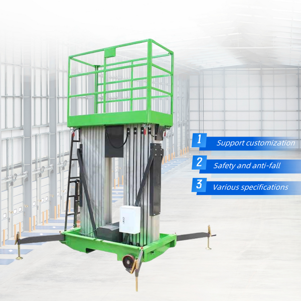 Aluminum Alloy Telescopic Lift Factory - Hydraulic Aerial Work Platform for High-altitude