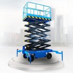 Electric Scissors Lift Factory - Battery Power Portable Steel Vertical DC Mobile