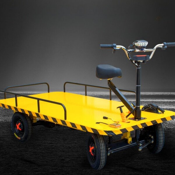 Electric Work Platform Trolley Supplier - Best Selling Heavy Duty Ride on Trolley