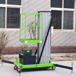 CE Aerial Work Electric Platform Factory - 6-12 m Aluminum Alloy One Man Double Masts