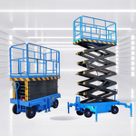 Electric Scissors Lift Factory - Battery Power Portable Steel Vertical DC Mobile