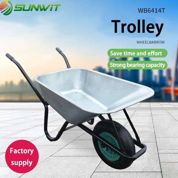Garden Cart Factory - 5 Cubic Foot Heavy Duty with 15 Inch Flat Free Tire