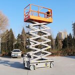 Self-driving Scissor Lift Factory - Fully 4-16m Aerial Lift Mobile Hydraulic