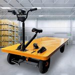 Electric Flatbed Truck Manufacturer - Heavy Loading Transport Cart 4 Wheels