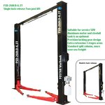 2 Post Car Lift Supplier - Porch Hydraulic Manual Lock Auto Truck Hoist