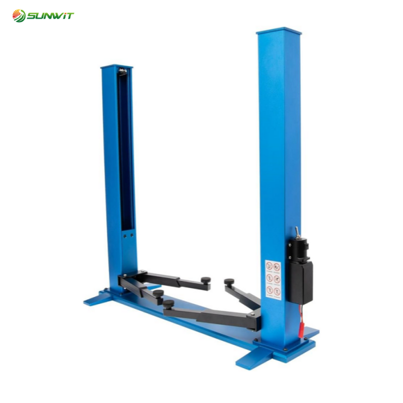Car Lift Hoist Supplier - 4 Ton Two Post Clear Floor Parking Workshop