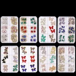 Nail Charms Factory - OEM 3D Alloy Rhinestones Decoration