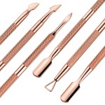 Cuticle Pusher Factory - OEM Rose Gold Double-ended