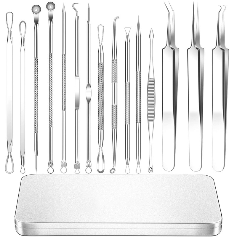 Pimple Popper Kit Factory - OEM High Quality Tweezer Set
