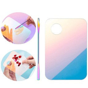 化妆调色板源头工厂 - 手持透明托盘代工