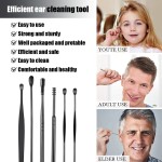 Ear Cleaning Tool Factory - OEM 7pcs Silver Earpick Set