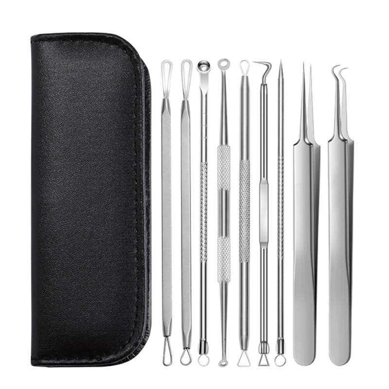 Ear Pick Set Factory - OEM 6 Pcs PU Bag Kit