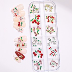 Nail Charms Factory - OEM 3D Alloy Rhinestones Decoration